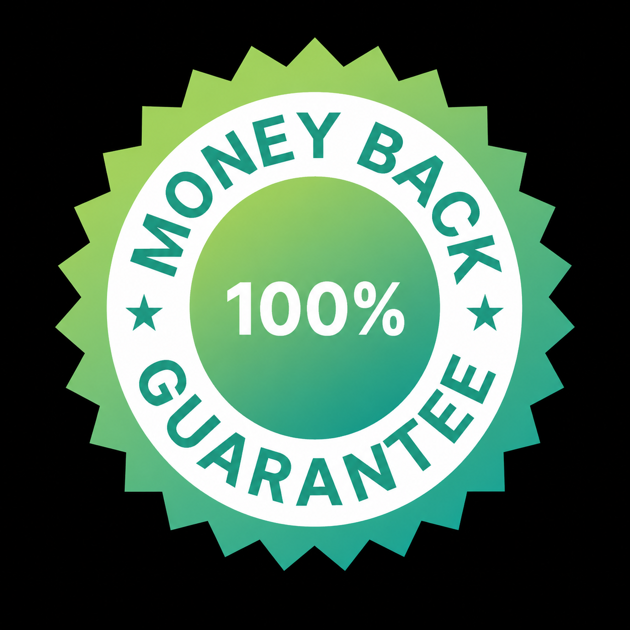 100% Money Back Guarantee